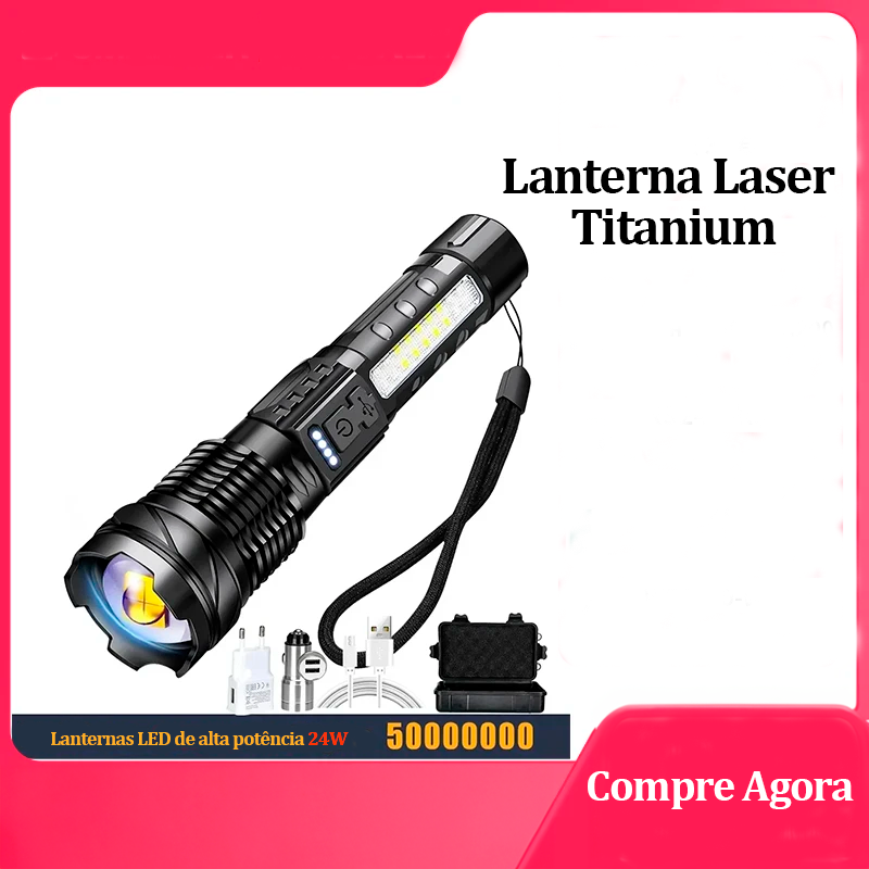 Lanterna Laser Titanium